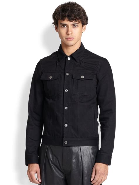 givenchy jacke herren|black Givenchy jean jacket men.